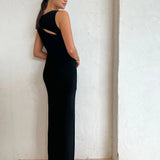 SIR THE LABEL (black) Nadja cut out bandage Midi