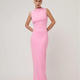 EFFIE KATS (pink) Verona high neck gown