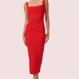 EFFIE KATS (red) Marbella bodycon midi