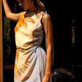 SIR THE LABEL (orange) Serene flower mini
