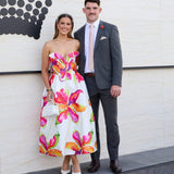 ELIYA THE LABEL (floral) Elis midi