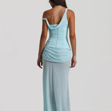 NATALIE ROLT (blue) Cadence corset gown