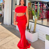 EFFIE KATS (red) Perez silk set