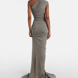 ENTIRE STUDIOS (grey/hunter) Pillar off the shoulder gown