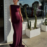 EFFIE KATS (black cherry/plum) Faith reversible maxi