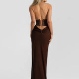 NATALIE ROLT (brown) Bronte top / Allira skirt set