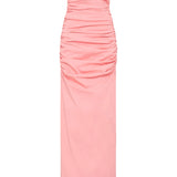 SIR THE LABEL (pink) Freddie Rouged strapless maxi