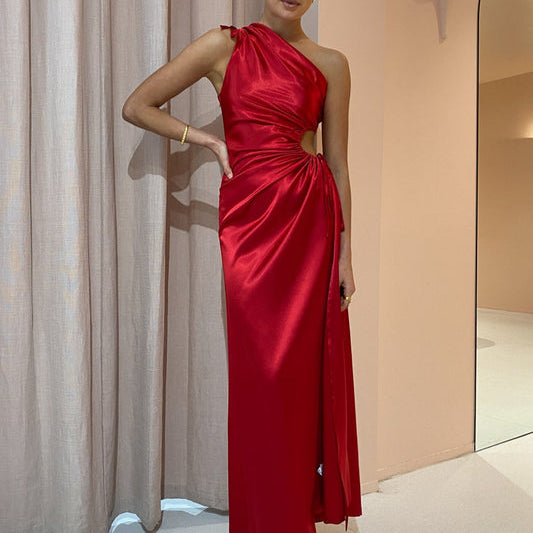 SONYA MODA (red) Nour cut out maxi