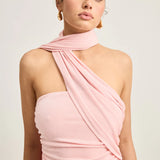 TOJHA (pink) Iesha scarf neck maxi