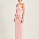 TOJHA (pink) Iesha scarf neck maxi