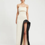 TOJHA (black/beige) Octavia strapless gown