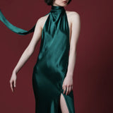 SAU LEE (green) penelope satin gown