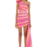 ELIYA THE LABEL (pink) Sabrina mini tail dress