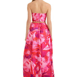 ELIYA THE LABEL (pink/white) Capri Skirt and Zabana Top skirt set
