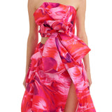 ELIYA THE LABEL (pink/white) Capri Skirt and Zabana Top skirt set