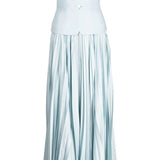 ACLER (baby blue) Avonlea pleated maxi