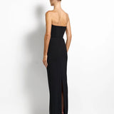EFFIE KATS (black) Addison strapless bow gown