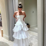 AJE (white) cosmos ruffled frill skirt set