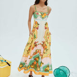 ALEMAIS (yellow/green/white) Lemonis singlet maxi