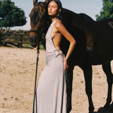 ANCE GRIA (grey) Gaia gown