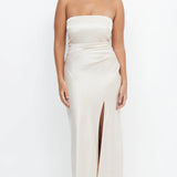 BEC AND BRIDGE (pearl/ivory) Dreamer strapless maxi
