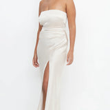 BEC AND BRIDGE (pearl/ivory) Dreamer strapless maxi