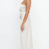 BEC AND BRIDGE (pearl/ivory) Dreamer strapless maxi