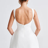 BABYBOO (white) Carrie pearl bow mini