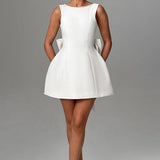 BABYBOO (white) Carrie pearl bow mini