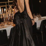 EFFIE KATS (black) Christal bow gown