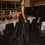 EFFIE KATS (black) Christal bow gown