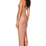 NOOKIE (nude) Crystal rouged maxi