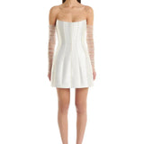 ELIYA THE LABEL (white) Kayla Pearl Strapless Mini