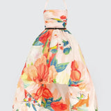 LEO LIN (floral) Florescence puffy gown