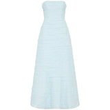 AJE (baby blue) Soundscape a-line strapless maxi