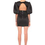 ELIYA THE LABEL (black) Gravity puffy sleeve diamante mini