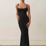 ARCINA ORI (black) Margot lace midi