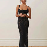 ARCINA ORI (black) Margot lace midi