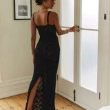 ARCINA ORI (black) Margot lace midi