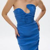 RACHEL GILBERT (Blue) Cheri Midi