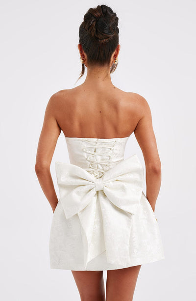 BABYBOO (ivory/white) Elenora a-line mini | Rent My Style Boutique BABYBOO (ivory/white) Elenora a-line mini | Rent My Style Boutique