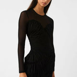 MISHA (black) Talitha mesh maxi