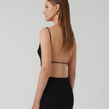 EFFIE KATS (black) Gabbi backless strap gown