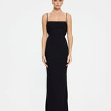 EFFIE KATS (black) Haviiland drape backless gown
