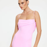EFFIE KATS (pink) Haviiland drape backless gown