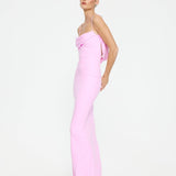 EFFIE KATS (pink) Haviiland drape backless gown