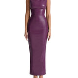 HOUSE OF CB (purple/maroon) Sahara tank midi