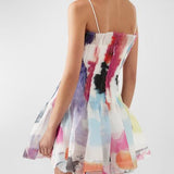 AJE (multicoloured) Celestial pleated mini