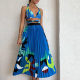 MANNING CARTELL (blue) Curtain of the Moon skirt set
