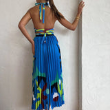 MANNING CARTELL (blue) Curtain of the Moon skirt set